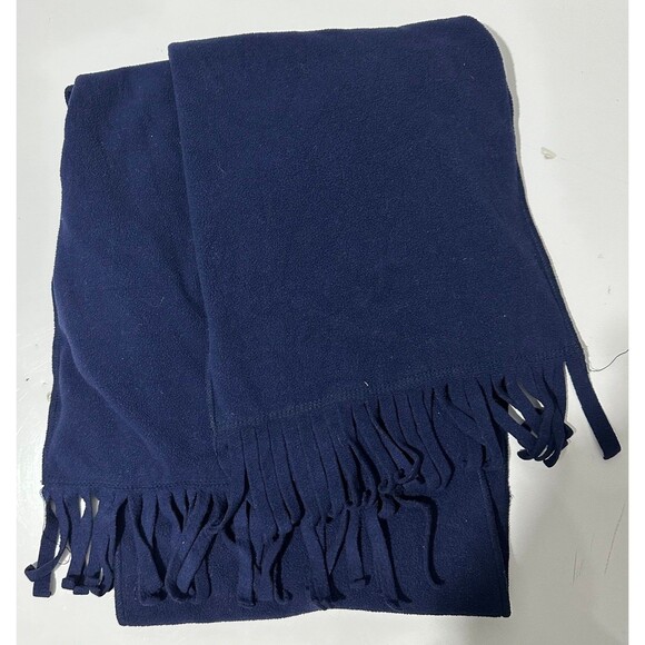Double Layer Fleece Scarf. Navy Blue (298) - Picture 1 of 3